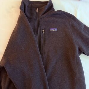 Patagonia Black Men's Better Sweater® 1/4-Zip Fleece